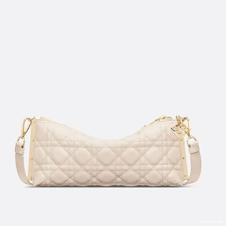 Dior Outlet Dior Lambskin Club Cannage Beige Bag 0509